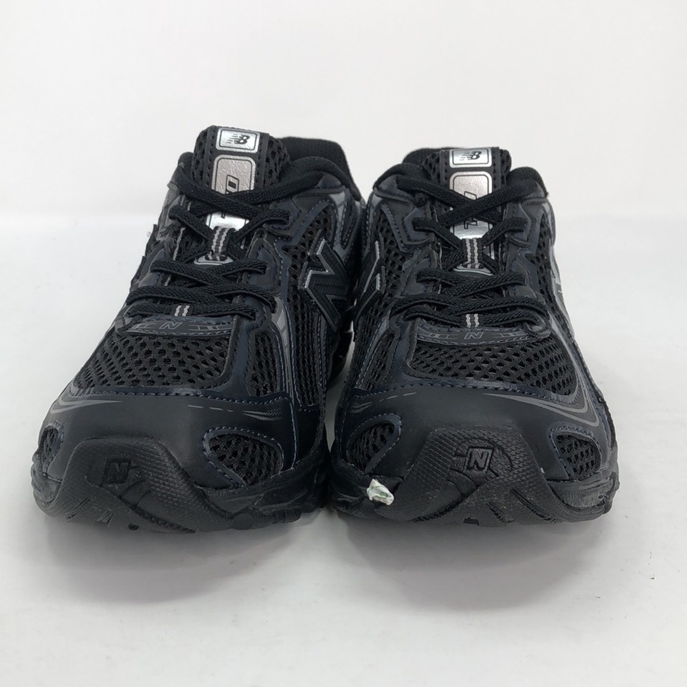 New Balance Big Kids 740 Bungee Lace PZ740BM Black Grey Casual Shoes - Size 3 - Picture 9 of 16